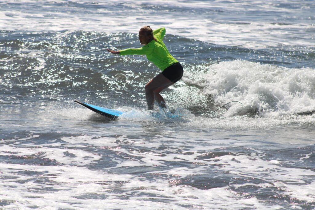 Surfing the waves